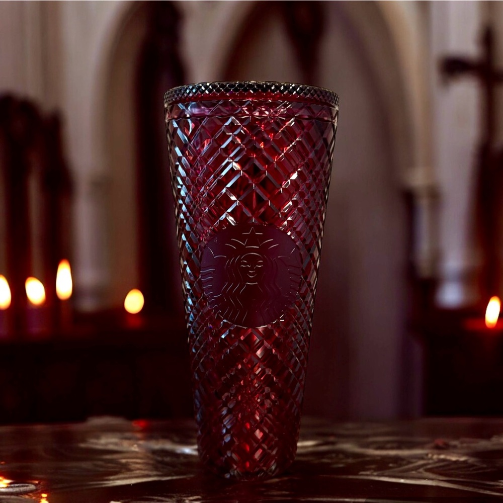 Starbucks 2022 Holiday Crimson Red Jewel Venti 24oz Tumbler